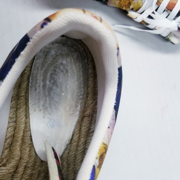 Free People | Floral Low‎ Top Sneakers 38 - Picture 9 of 10